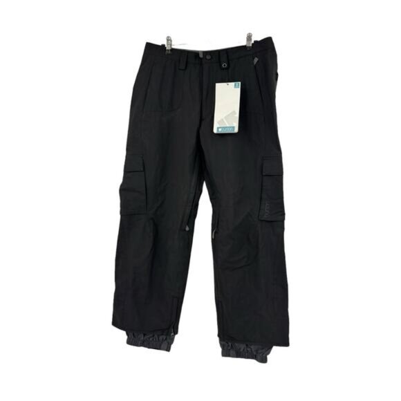 Burton Pants Womens Small Stakeout Cargo Snowboard True Black Waterproof NWT - Picture 1 of 10